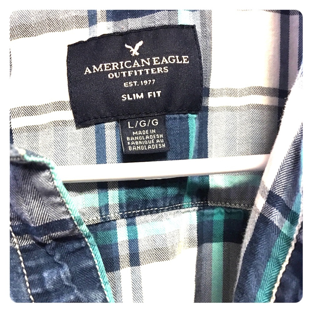 American Eagle long sleeve button down.